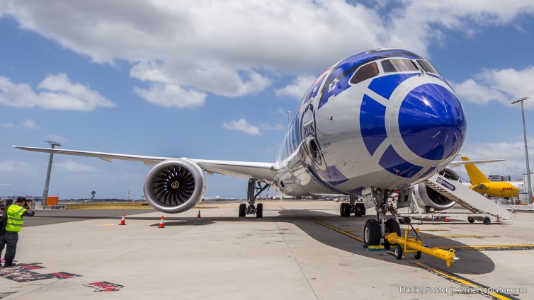 From the ramp; ANA's Star Wars 787-9 Dreamliner