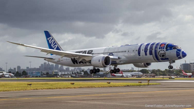 ANA returns to Sydney with the Star Wars 787-9