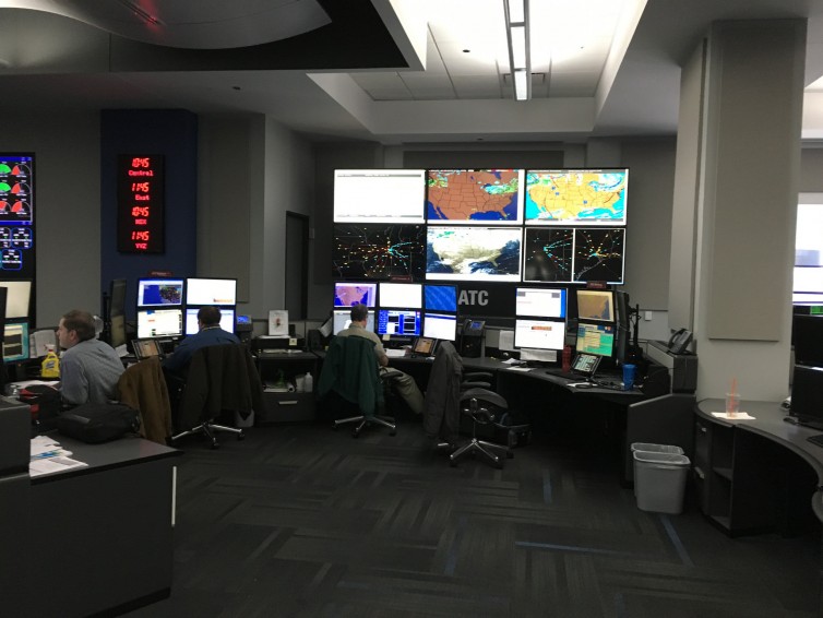 Employees at the ATC section of the NOC - Photo: Jason Rabinowtiz