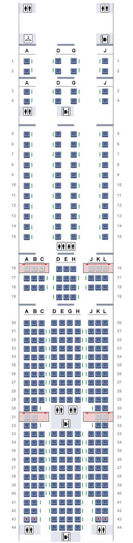 Boeing 777 300 Seating Chart