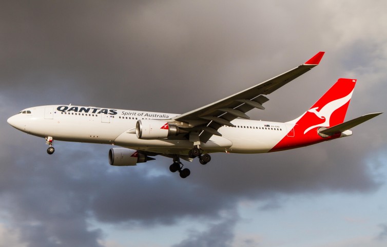 Qantas Airbus A330-200 aircraft now feature the upgraded business class cabin ’“ Photo: Jacob Pfleger | AirlineReporter