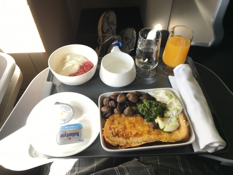 The rather disappointing breakfast, but not all was bad Photo: Jacob Pfleger | AirlineReporter