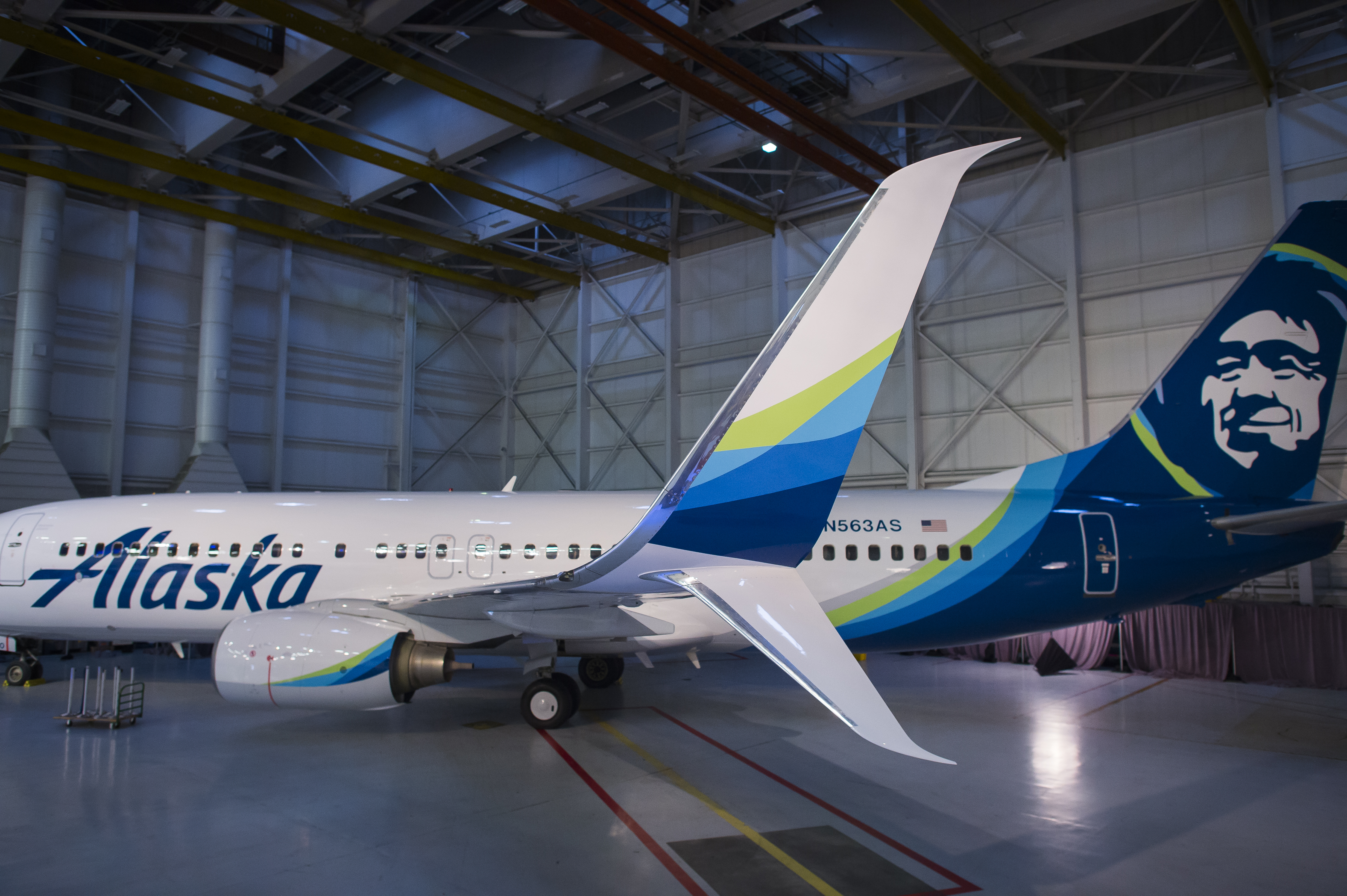 Updated winglet - Photo: Alaska