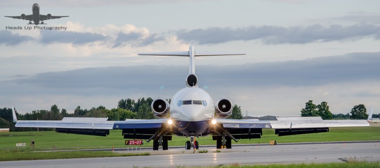 The Boeing 727-100 that Caprin