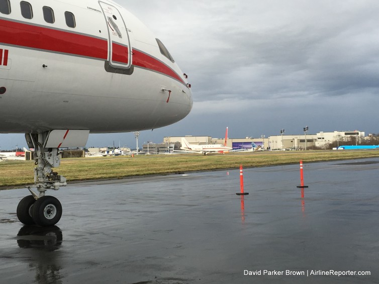 Honeywell's Sabre pulls in at Paine Field