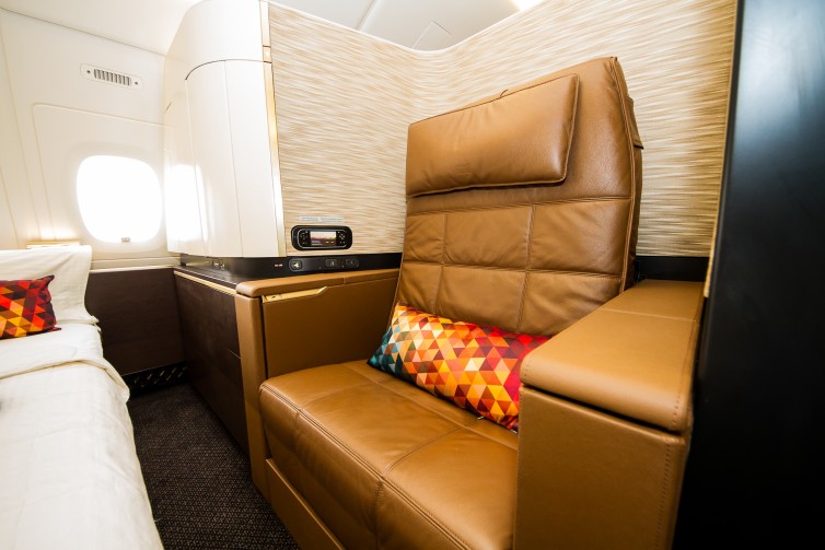 Remember, Etihad Airways First Class Apartments come with a throne and it is truly a place to luxuriate - Photo: Jacob Pfleger | AirlineReporter