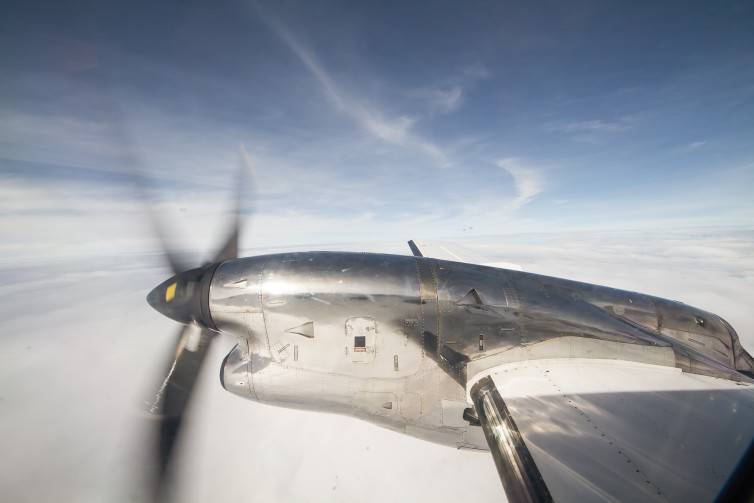 The trademark of the Brasilia, polished metal engine cowling, I wish more aircraft had this Photo: Jacob Pfleger | AirlineReporter