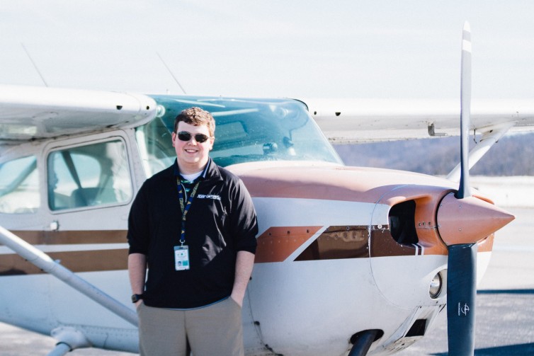 Jay with N6238D - Photo: Andrew Yianne 