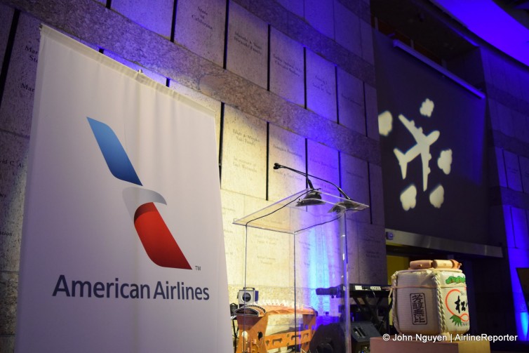 American Airlines hosts a launch party for its new LAX-Haneda flight.
