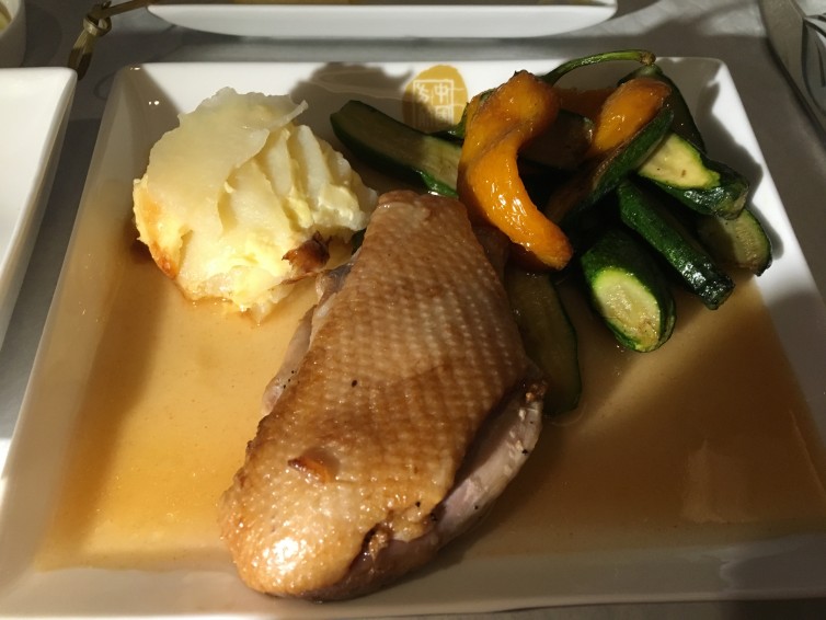 My meal -- duck - Photo: Jason Rabinowitz
