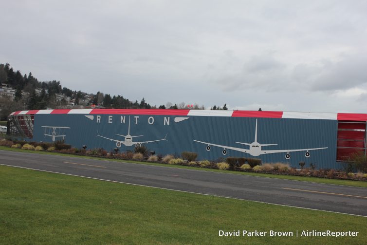 The end of the runway shows some of the historical diversity of the airport.