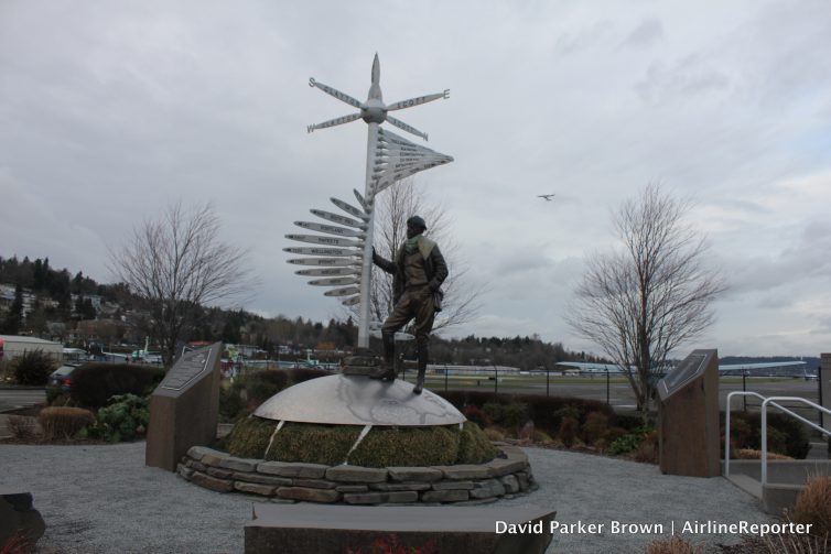 Statue of Clayton Scott