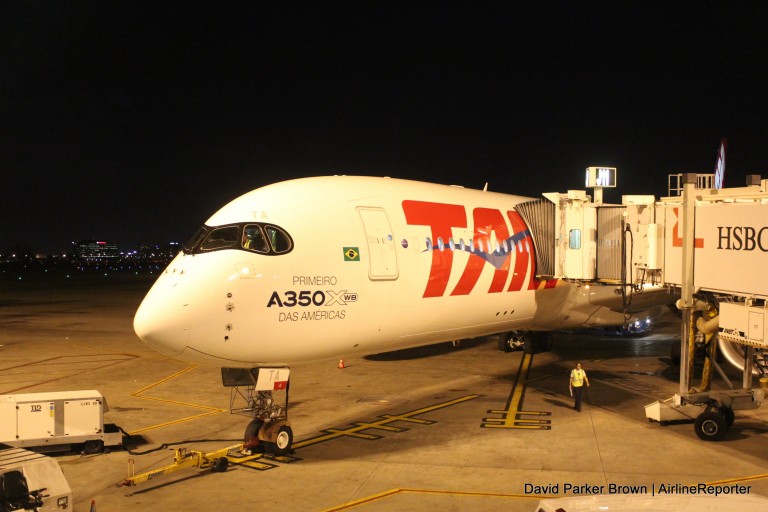 My First Airbus A350 Flight On TAM Airlines AirlineReporter