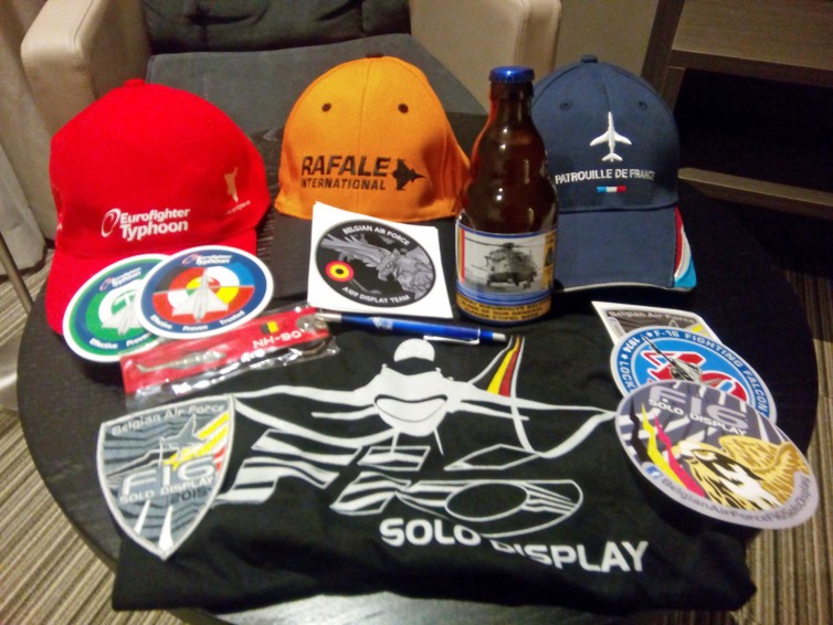 Some of the goodies that I picked up at the airshow. 