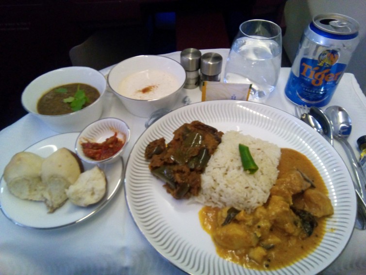 My Jet Airways dinner