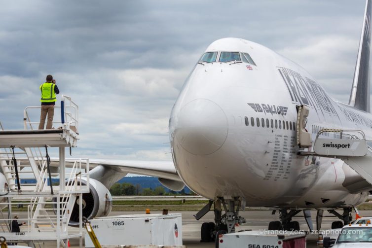 The plane was popular among airport staff.