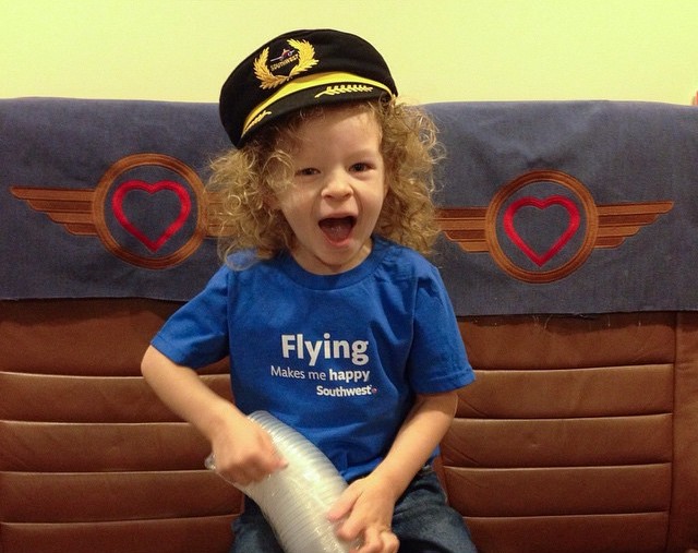 A future A-Lister gets LUV from dad's favorite airline. - Photo: JL Johnson