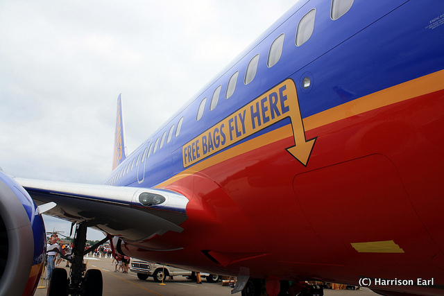 Checked bags are free on Southwest, in case you forgot. - Photo: Harrison Earl (CC BY-NC-ND 2.0)