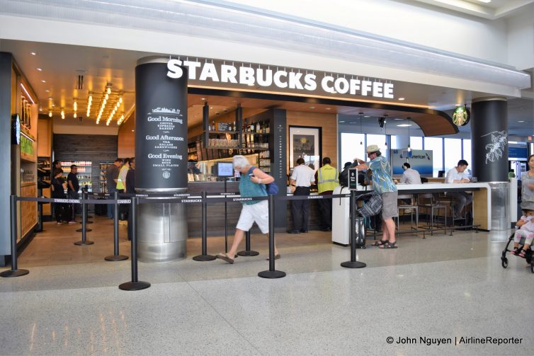 Starbucks at LAX Terminal 6.