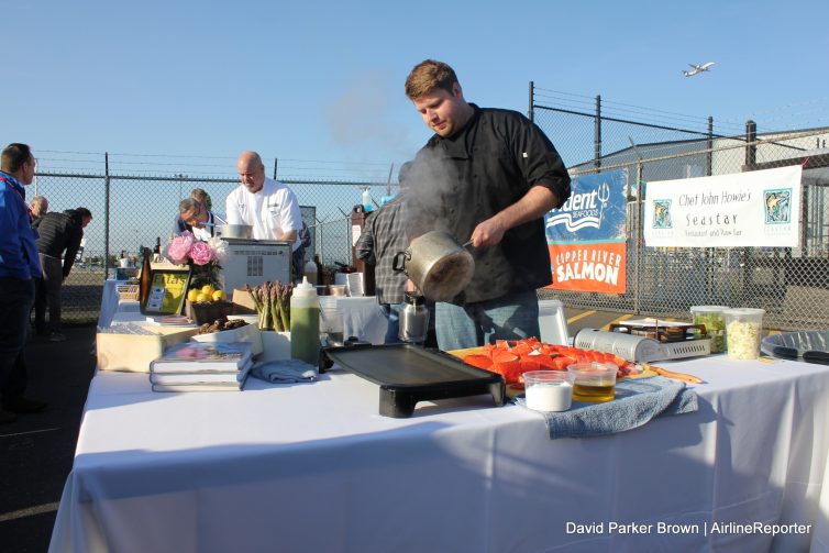 Cook off! At the airport.