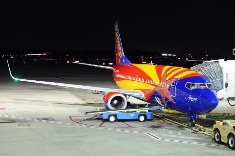 Arizona One: Southwest's second-best looking bird in the fleet spotted at STL. - Photo: JL Johnson