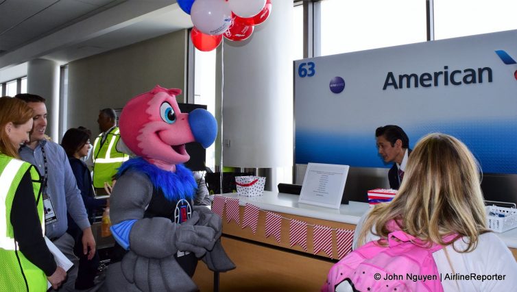 Chuck tries to get on the flight to New Orleans, but first class is full.