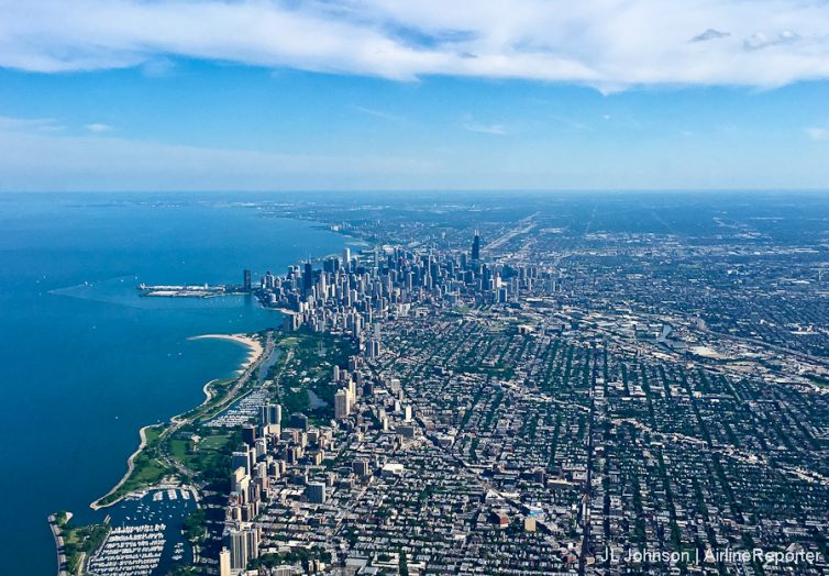 The Chicago skyline. It was good to be home.