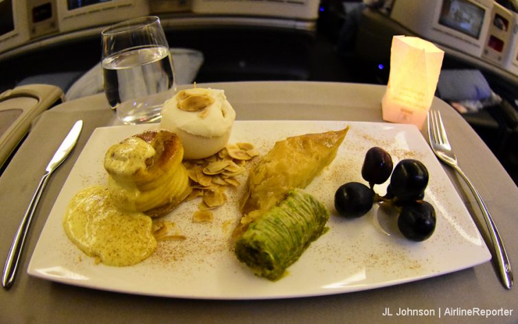 Various desserts. That thing on the lower left was amazing. 