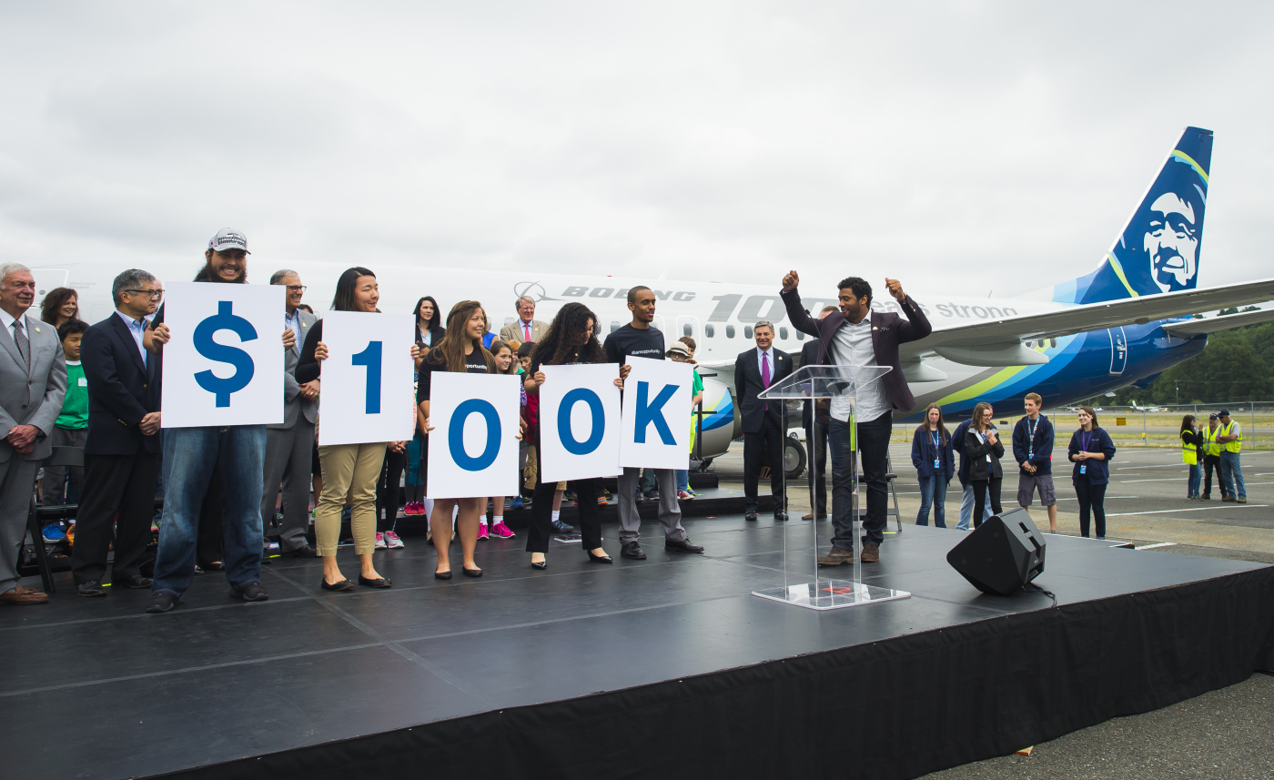 100 years, $100,000 in scholarships - Photo: Alaska Airlines