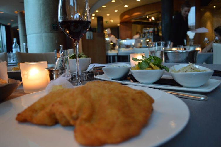 Schnitzel from DO&CO - Photo: Alastair Long | AirlineReporter