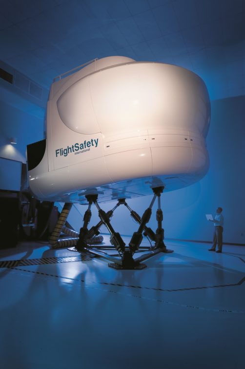 FlightSafety Simulator - Photo: FlightSafety International Inc