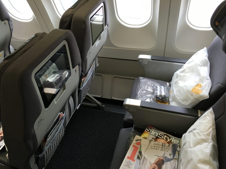 Thomas Cook Premium Class seats