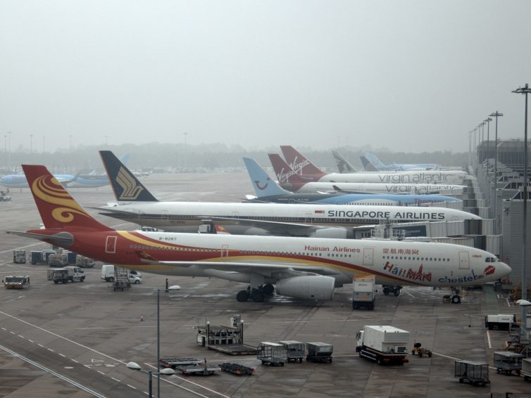 Planes lined up and ready to go - Photo: Sholto Douglas