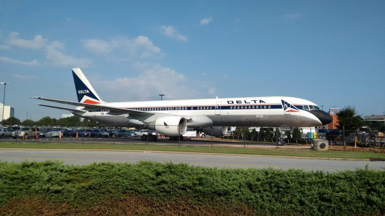 A 757 in classic livery at the Delta Museum - Photo: John Huston