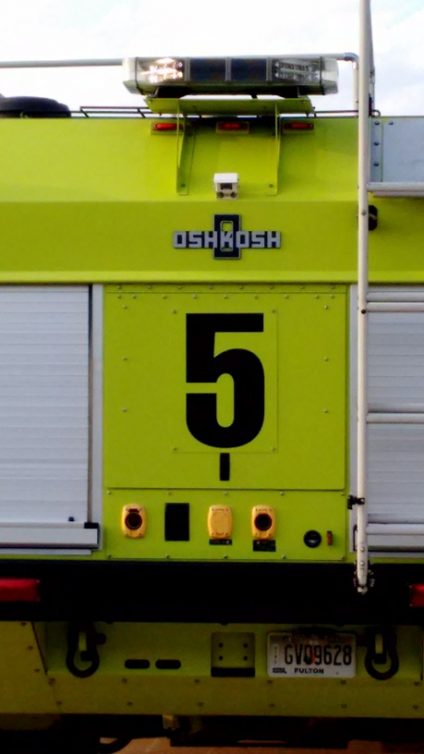 Fire truck built by Oshkosh 0 Photo: John Huston