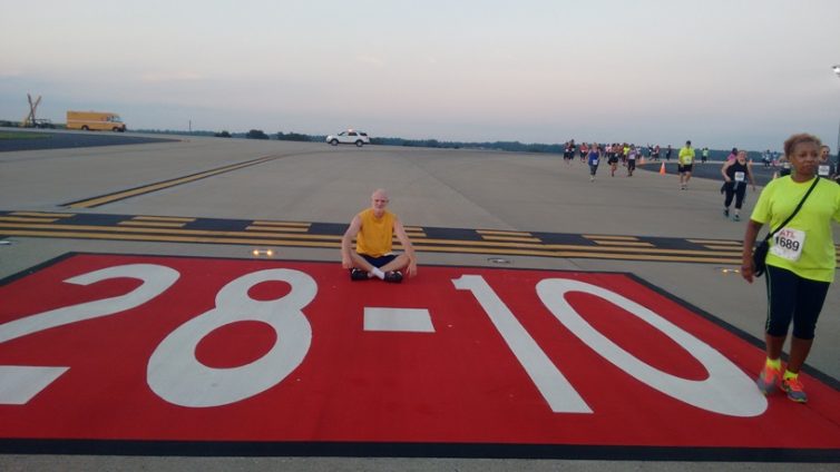 Yeah, this is me. Sitting on the hold line of runway 28-10. At ATL. The busiest airport in the world. Just sayin" - Photo: John Huston