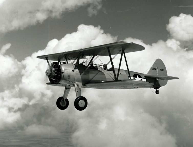 The plate design was based on this photo. Photo: The Boeing Company