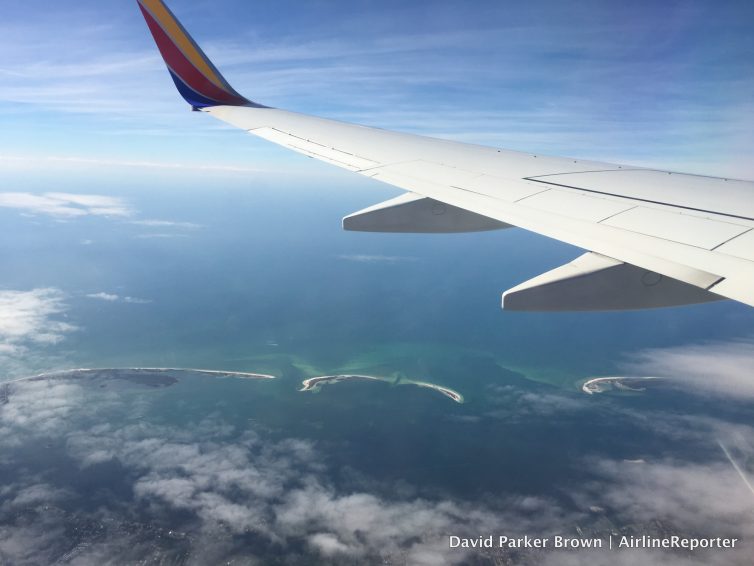 Flying out of Tampa... nice view for November!