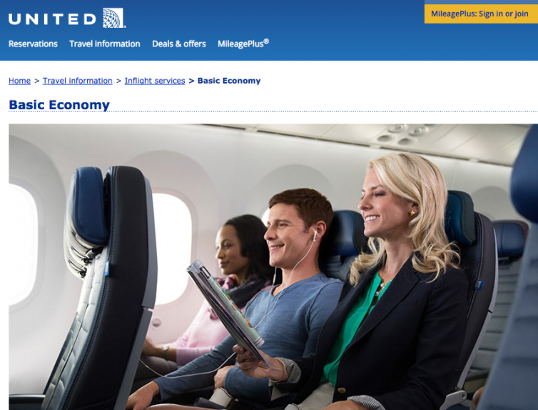 Basic Economy  United Airlines