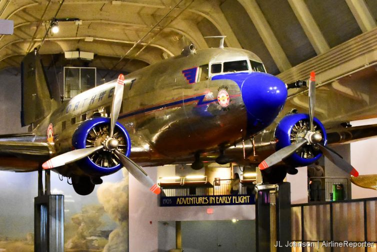 A preserved Northwest DC-3.