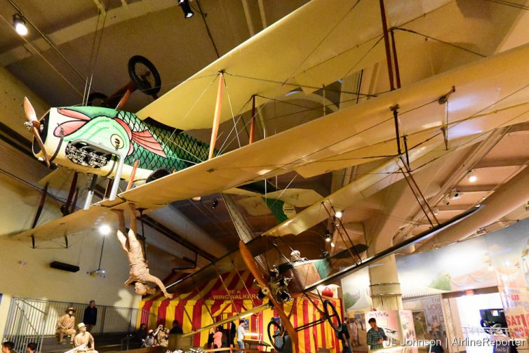 An exhibit on wing walkers, a real breath of fresh air!