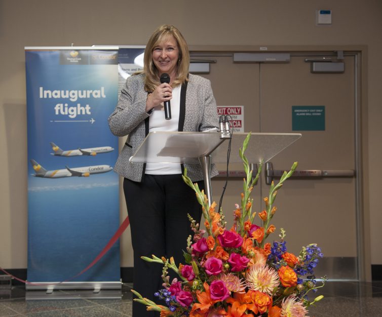 Kim Becker, President and CEO for the San Diego County Regional Airport Authority - photo: San Diego County Regional Airport Authority