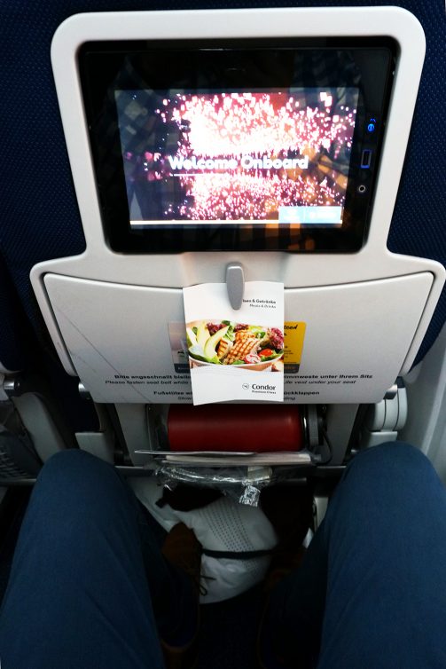 Premium Class legroom - photo: Daniel T Jones | AirlineReporter