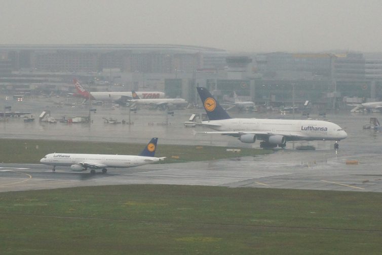 Rainy FRA - photo: Daniel T Jones | AirlineReporter