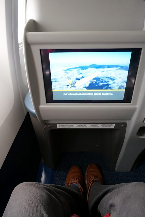 Business Class legroom - photo: Daniel T Jones | AirlineReporter