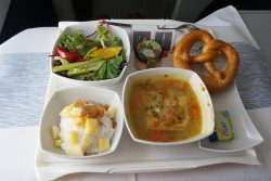 Business Class snack - photo: Daniel T Jones | AirlineReporter