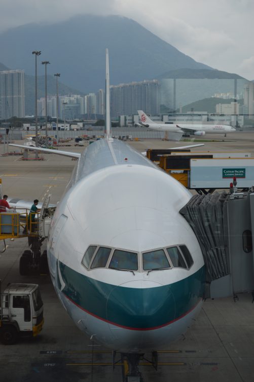 On stand in HK - photo: Alastair Long | AirlineReporter