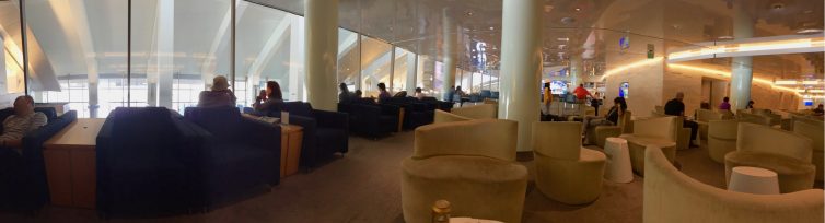 The Korean Air Lounge at LAX's TBIT. - Photo: Kevin P Horn