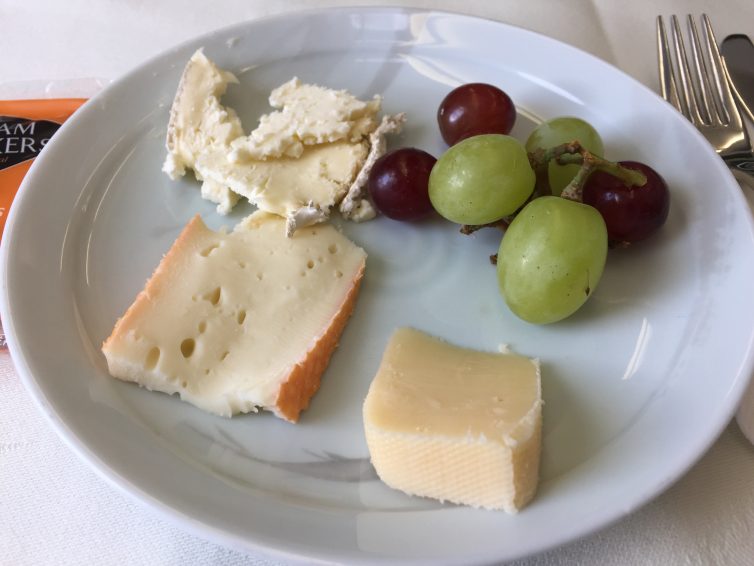 Assorted, fresh-cut soft cheeses for after lunch dessert. - Photo: Kevin P Horn