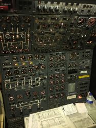 Lockheed L-1011 TriStar Flight Engineer station. - Photo: JL Johnson